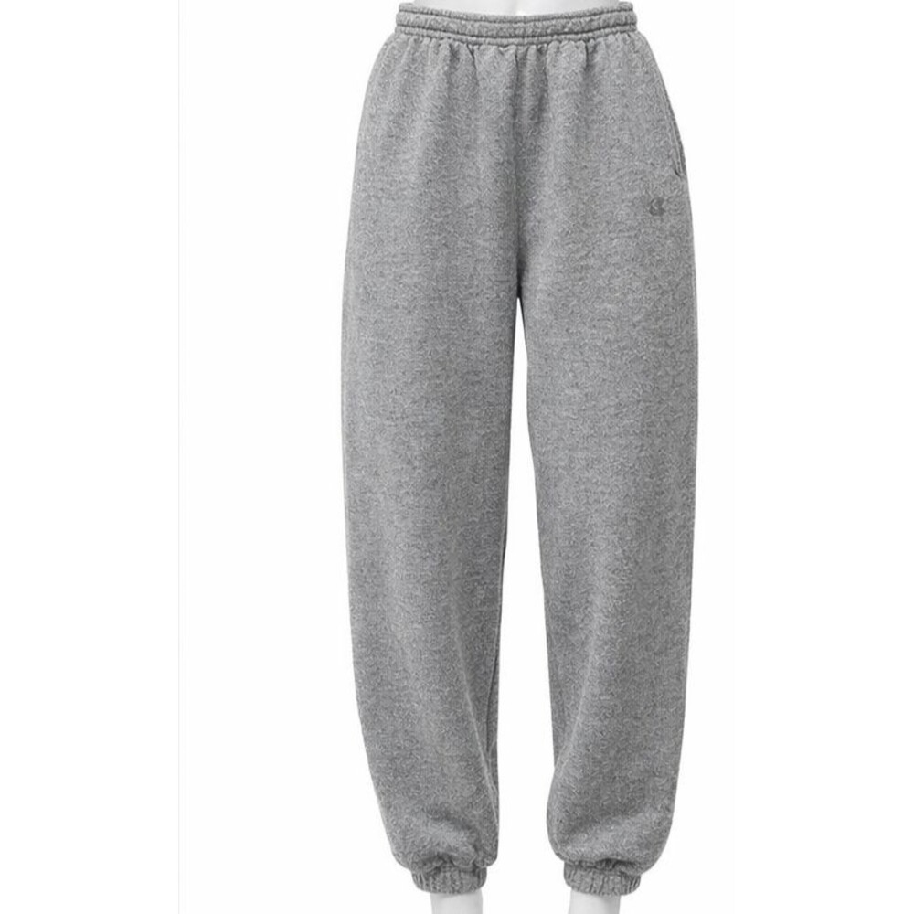 Starter Jogging Pants Unisex Adults Medium Cotton Blend Gray Fleece Lining Y2K